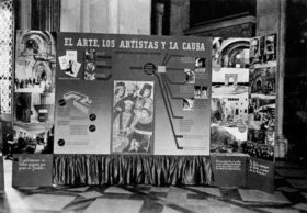 Comissariat de Propaganda de la Generalitat de Catalunya · Exposición 16 meses de guerra · Madrid · 1937