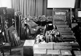Junta del Tesoro Artístico · Depósitos de obras de arte incautadas durante la Guerra Civil española · Depósito de pintura y muebles en San Francisco el Grande