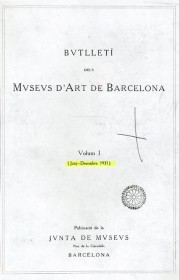Rastreo de cuadros de la colección del MNAC desaparecidos durante la Guerra Civil española · Boletín de los Museos de Arte de Barcelona · 1931