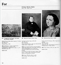 Rastreo de cuadros de la colección del MNAC desaparecidos durante la Guerra Civil española · M. Fortuny · Catàleg de pintura segles XIX i XX. Fons del Museu d'Art Modern · 1987