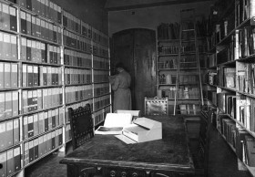 Salvaguarda del Patrimonio Artístico Catalán durante la Guerra Civil española · Instalaciones de la Comissaria de Museus · Olot · Casa Solà Morales