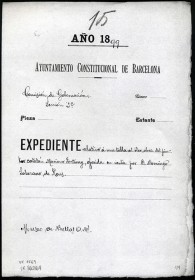 Rastreo de cuadros de la colección del MNAC desaparecidos durante la Guerra Civil española · M. Fortuny · Expediente de compra del Centinela Árabe · 1899 · ANC · Fondos de la Junta de Museos