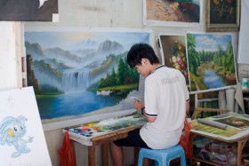 Dafen Oil Painting Village · paisajes Zhongshan