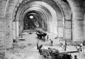 Salvaguarda del Patrimonio Artístico Catalán durante la Guerra Civil Española · Incautaciones · Depósitos de obras de arte incautadas · Acondicionamiento del Museo de las Drassanes de Barcelona como depósito