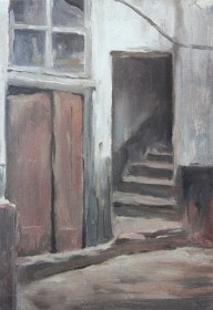 Escalera · Nonell · ca 1890