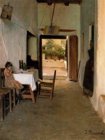 Interior · Santiago Rusiñol · 1892