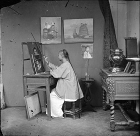 John Thomson, Retrato fotográfico de Lam Qua, ca. 1872