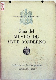 Rastreo de cuadros de la colección del MNAC desaparecidos durante la Guerra Civil española · Guía del Museo de Arte Moderno · 1945