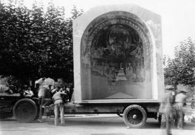 Museo de Arte de Cataluña · Transporte e instalación de las obras · Palau Nacional · Barcelona