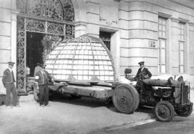 Museo de Arte de Cataluña · Transporte e instalación de las obras · Palau Nacional · Barcelona