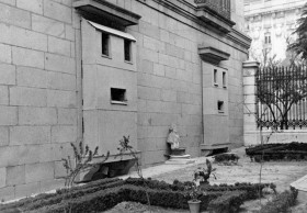 Salvaguarda del Tesoro Artístico Nacional durante la Guerra Civil española · Museo del Prado · Ventanas fortificadas