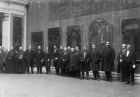 Museos de Arte y Arqueología · Barcelona · Museo de Bellas Artes · Arsenal · 1915-1934 · Acto de presentación de los nuevos cuadros adquiridos