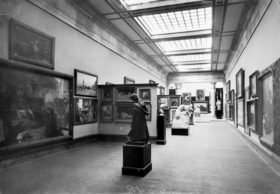 Museos de Arte y Arqueología · Museo de Bellas Artes · Barcelona · Arsenal · 1915-1934 · Sala de pintura y escultura contemporánea