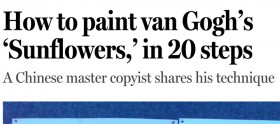 How to paint van Gogh’s ‘Sunflowers,’ in 20 steps · The Boston Globe