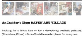 An Insider’s Tipp: Dafen Art Village · Lisa von Ortenberg