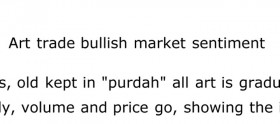 Art trade bullish market sentiment · CNDafen