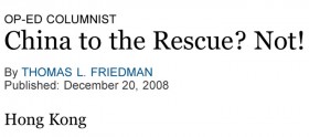 China to the Rescue? Not! · The New York Times