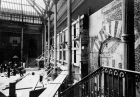 Protección de las obras del Museo Arqueológico Nacional durante la Guerra Civil española · Tabler de yesería árabe