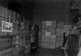 Protección de las obras del Museo Arqueológico Nacional durante la Guerra Civil española · Depósito de la colección en la Sala Egipcia