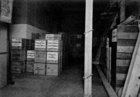 Protección de las obras del Museo Arqueológico Nacional durante la Guerra Civil española · Depósito de la colección en la Sala Egipcia
