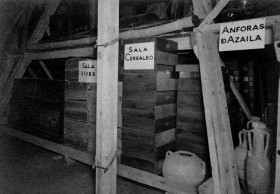 Protección de las obras del Museo Arqueológico Nacional durante la Guerra Civil española · Depósito de la colección en la Sala Egipcia