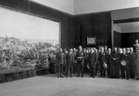 Sala Fortuny · Inauguración de la Exposición Municipal de Arte · Palau de Bellas Artes, Barcelona, 1919